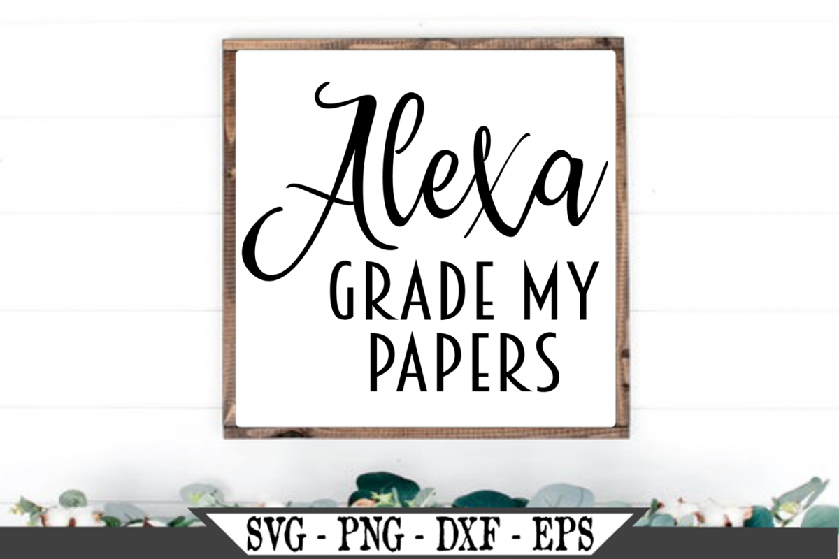 Alexa Grade My Papers SVG example image 1