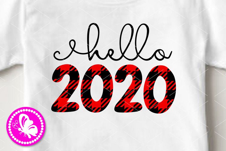 Hello 2020 Merry Christmas Happy new years decor Buffalo example image 1