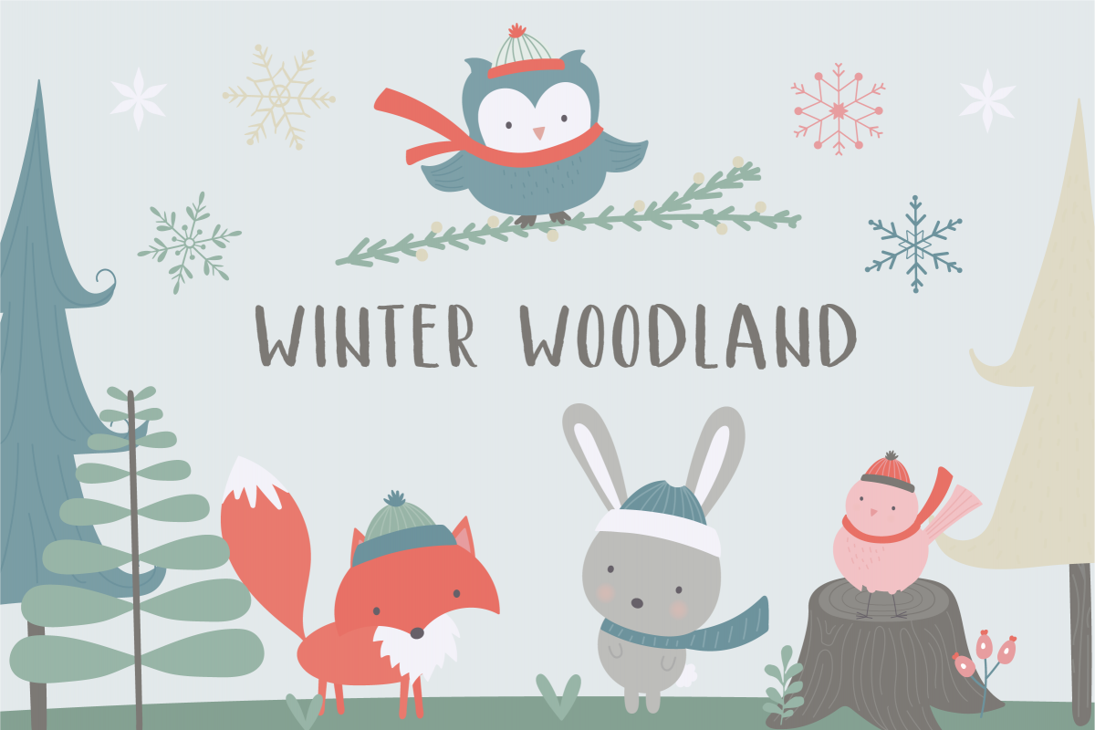 Winter Woodland pack example image 1