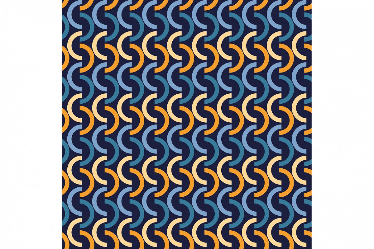 Seamless vector background with abstract geometric pattern. example image 1