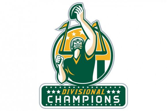 American Football Division Champions Retro example image 1