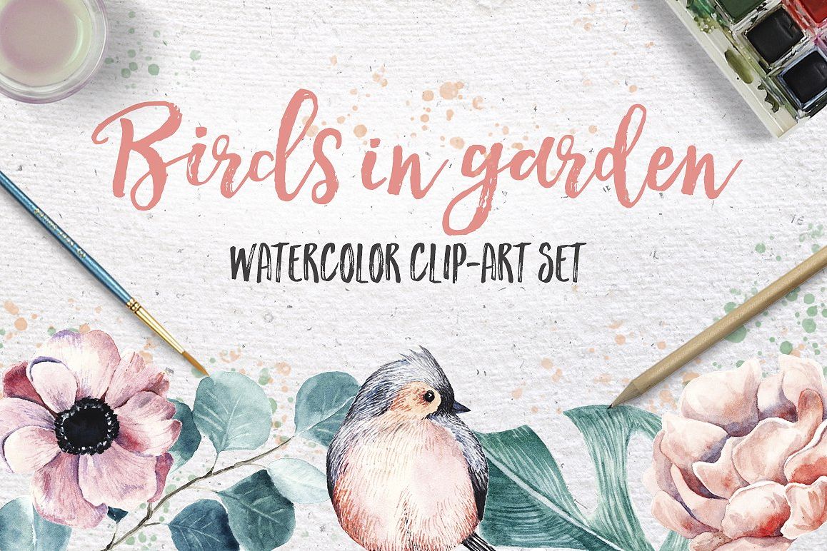 Birds in garden example image 1