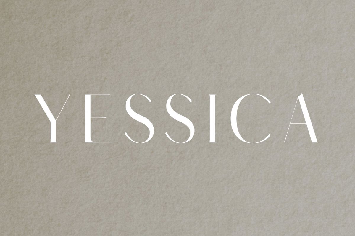 Yessica Sans Serif Font Family example image 1