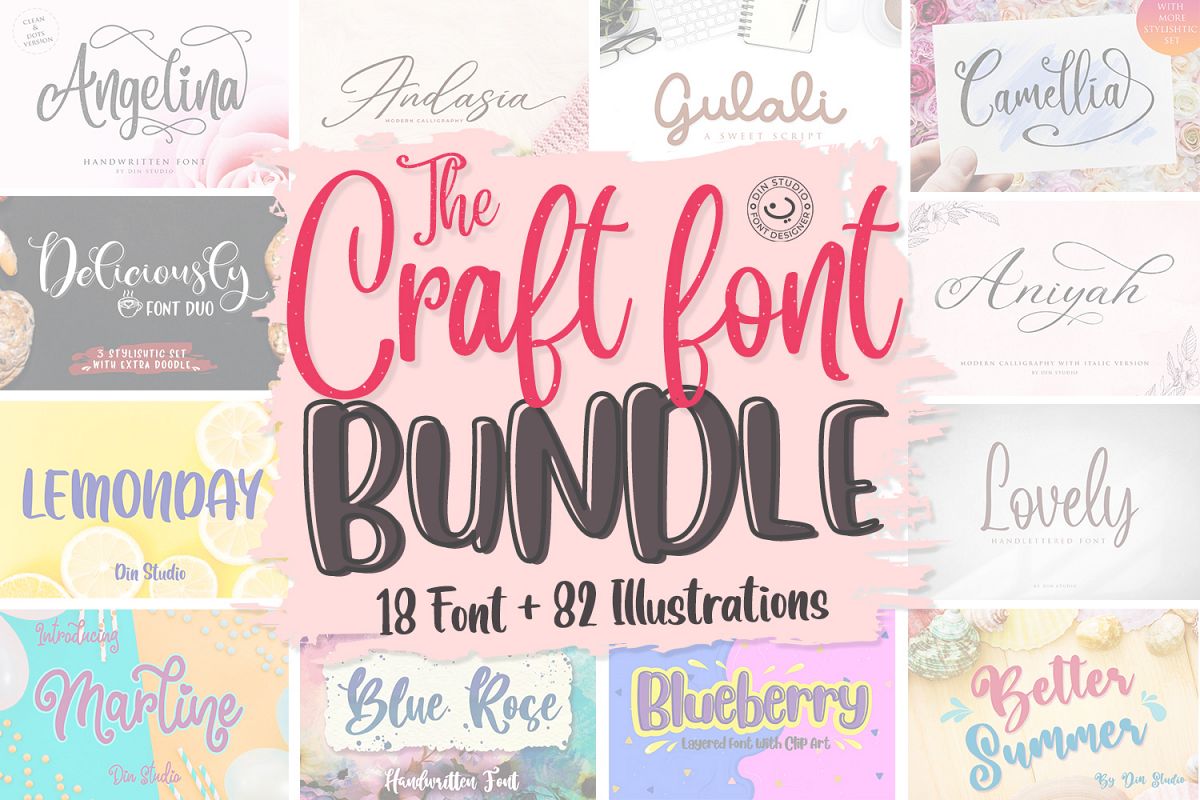 The Craft Font Bundle example image 1