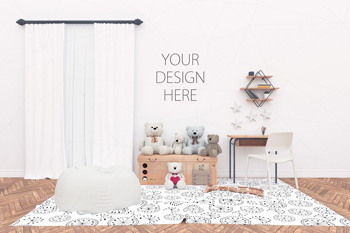 Interior mockup - blank wall mock up example image 1