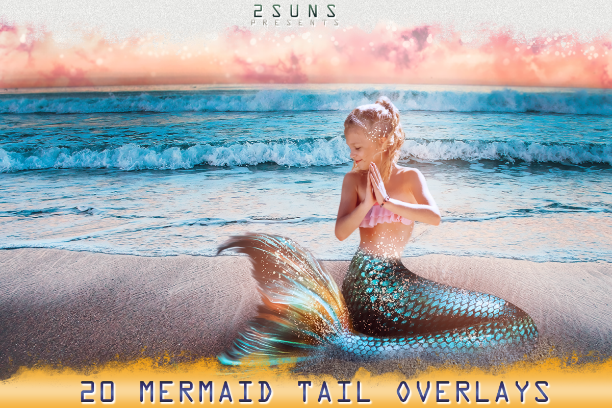 Mermaid tail, tails, overlays, Clipart, PNG, example image 1