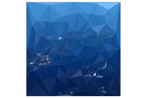 French Sky Blue Abstract Low Polygon Background example image 1