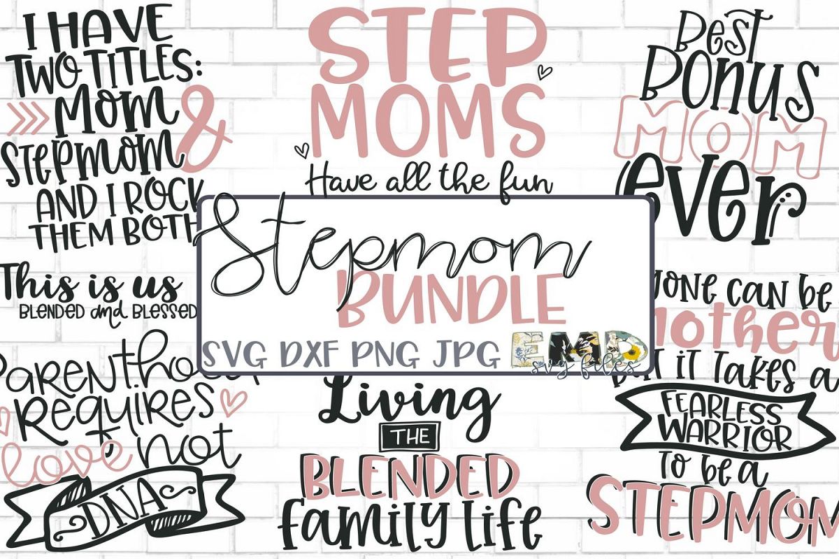Download Mothers Day | Step Mom Svg Bundle | Bonus Mom