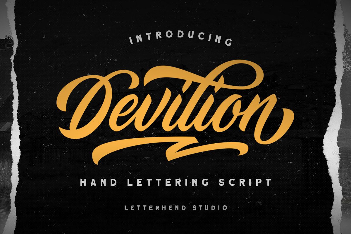 Devilion - Hand Lettering Script example image 1