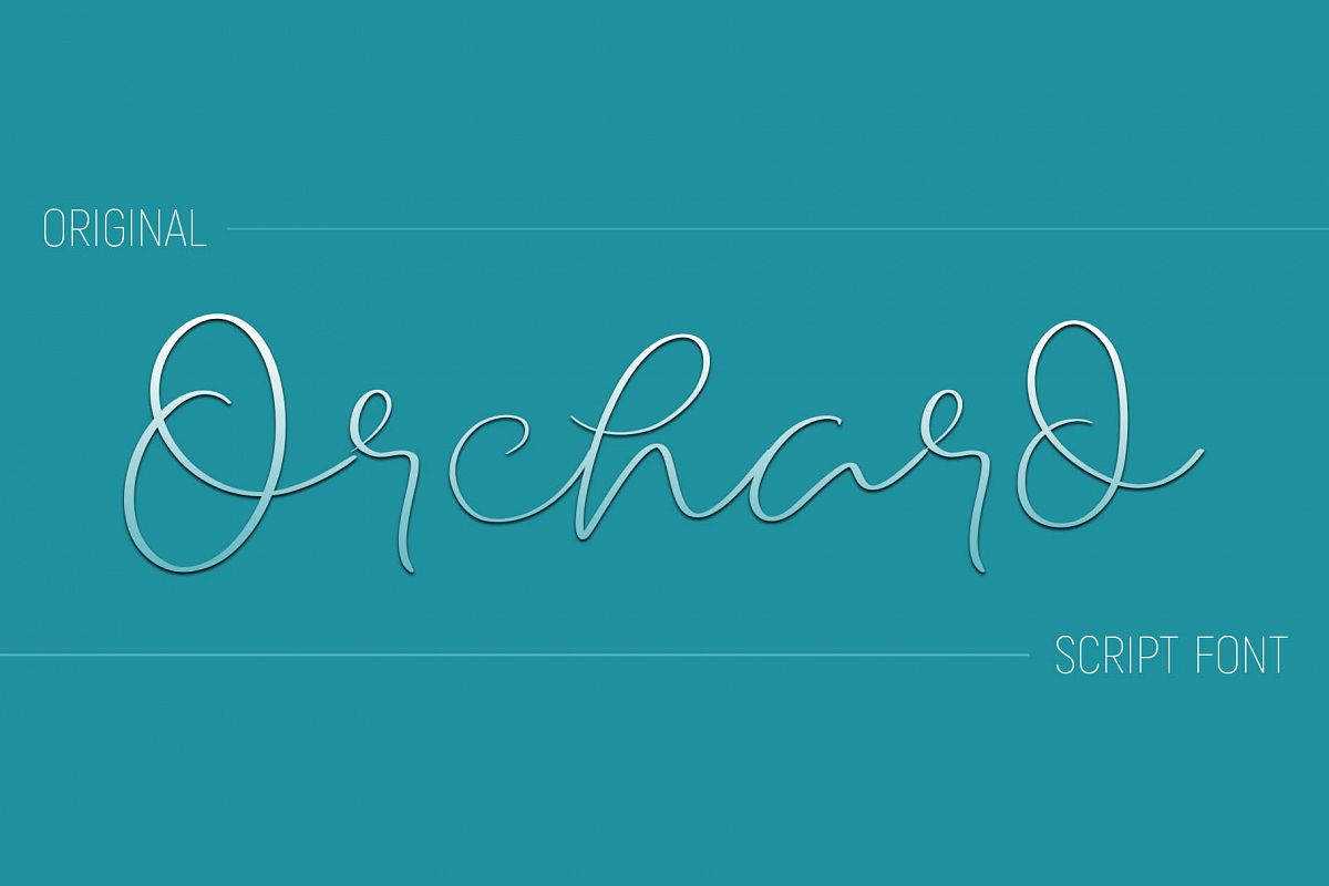 Orchard FOnt example image 1