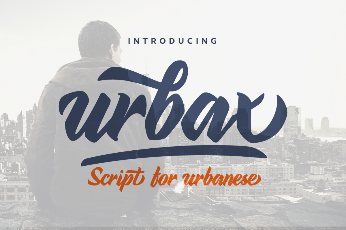 Urbax Script Font example image 1