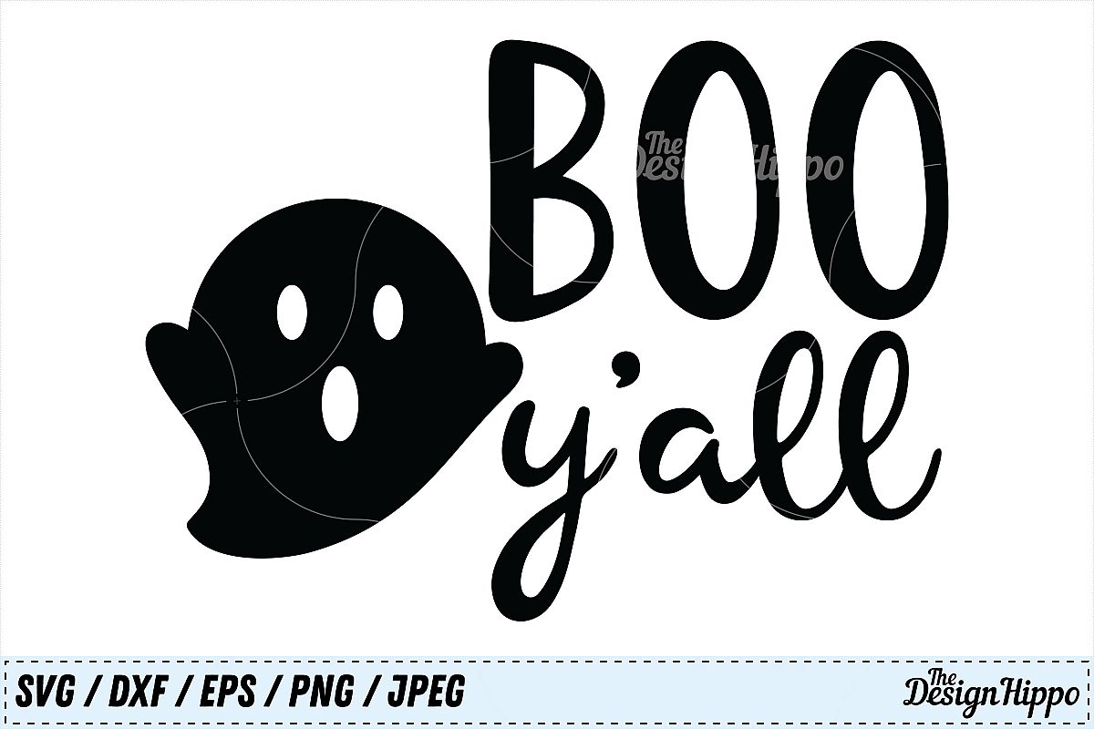 Download Boo Y'all SVG, Boo Yall SVG, Boo SVG, Halloween Kids SVG ...
