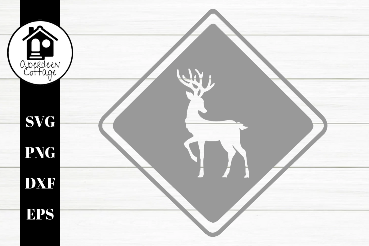 Reindeer Cut Out SVG| PNG | EPS | DXF example image 1
