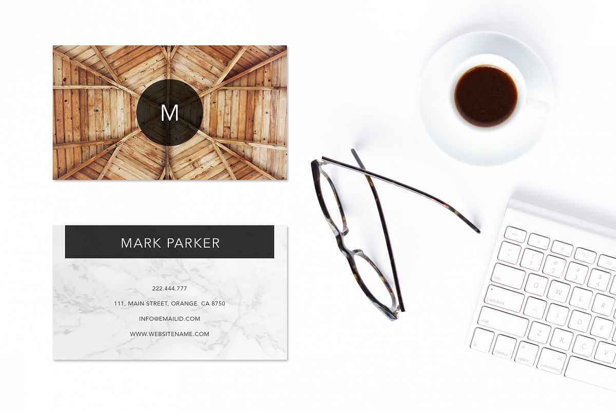 Modern Pattern Texture Beautiful Professional Art Business Card example image 1