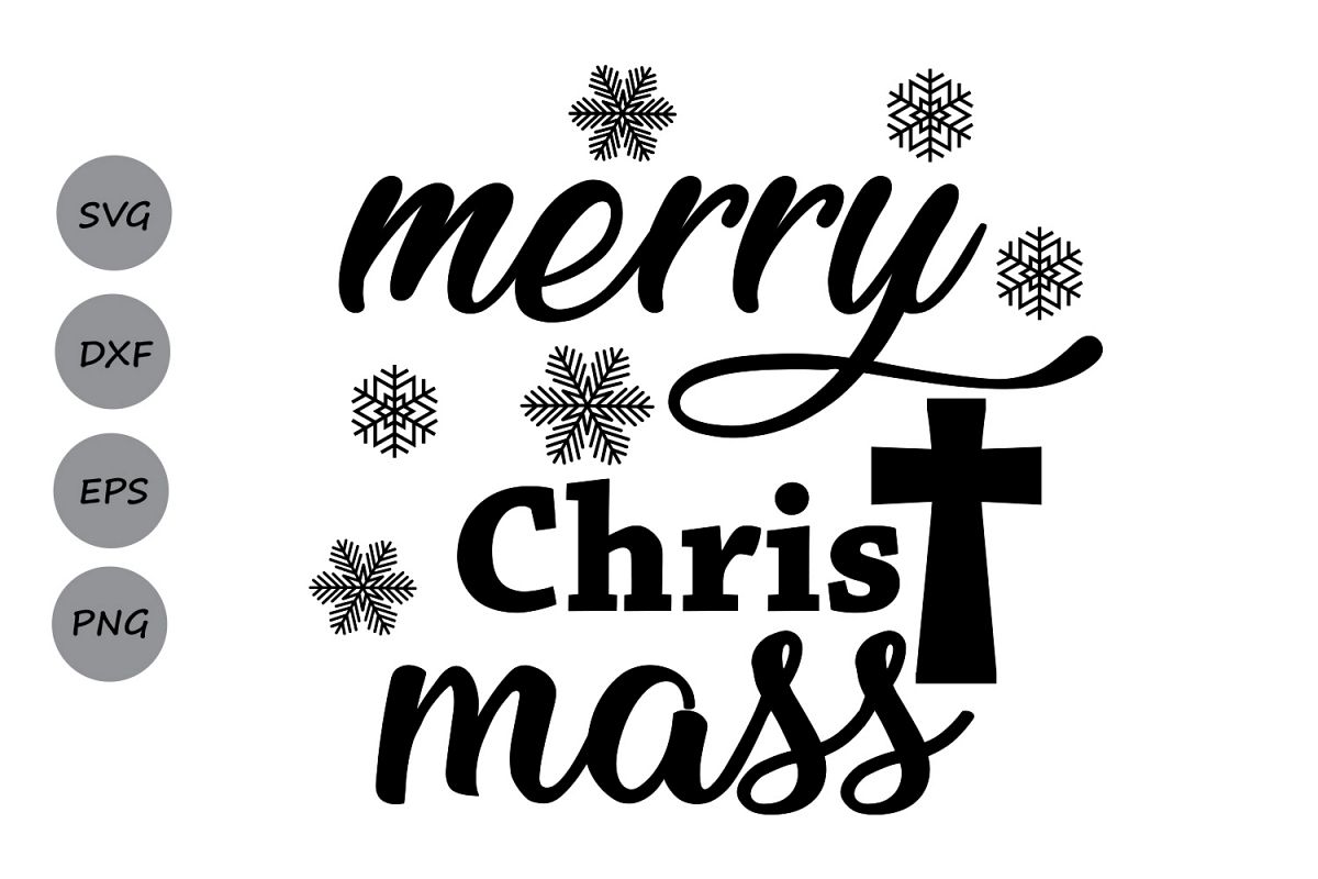 Download Merry Christmas SVG, Christmas SVG, Jesus SVG, Christmas ...
