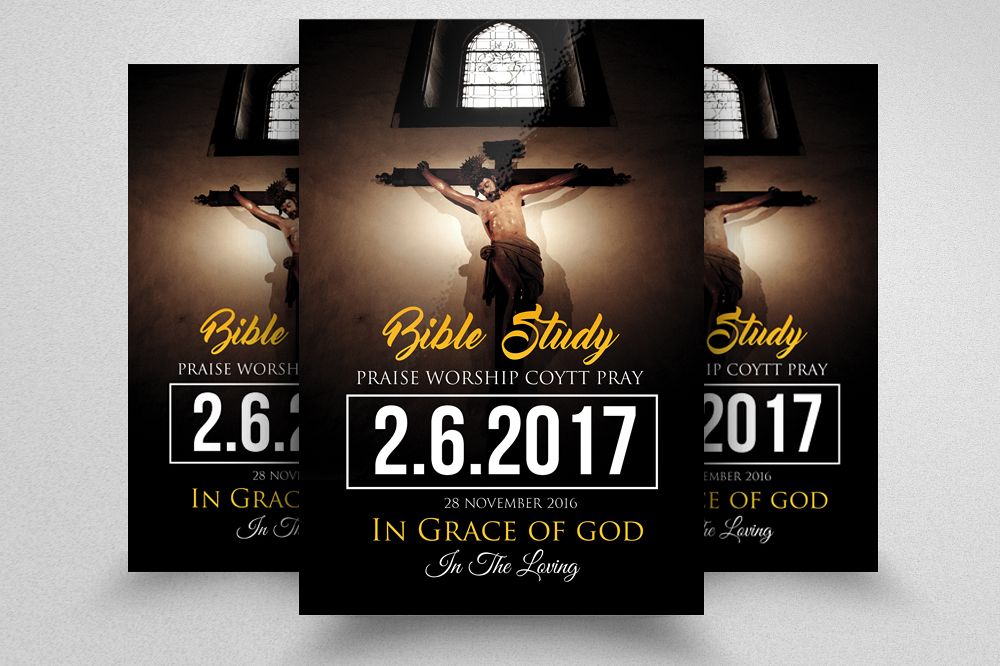Jesus Church Flyer Templates example image 1