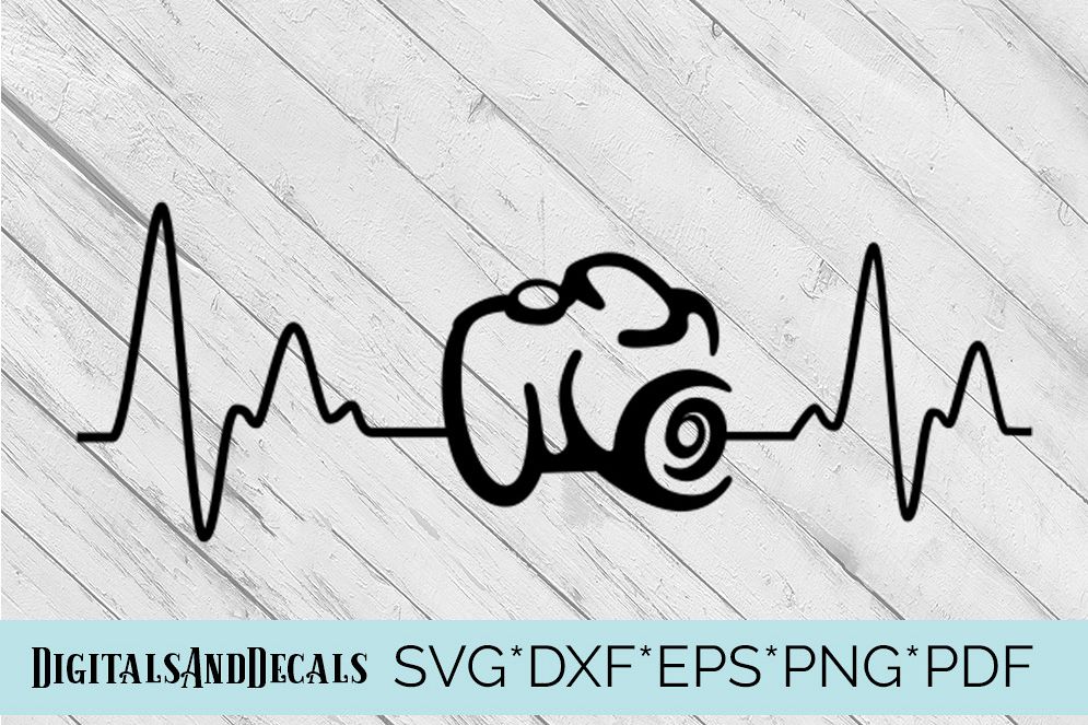 Download Camera Heartbeat SVG Cutting File