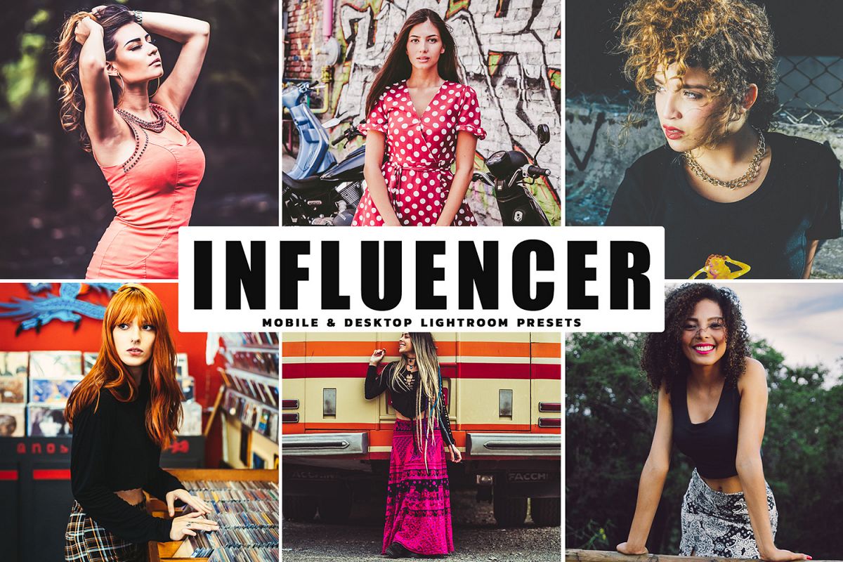 Influencer Mobile & Desktop Lightroom Presets example image 1