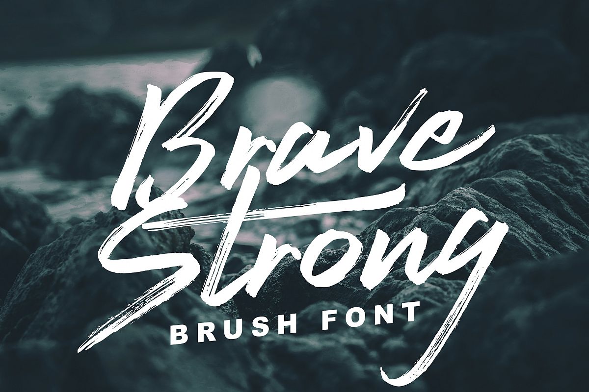 Brave Strong Font example image 1