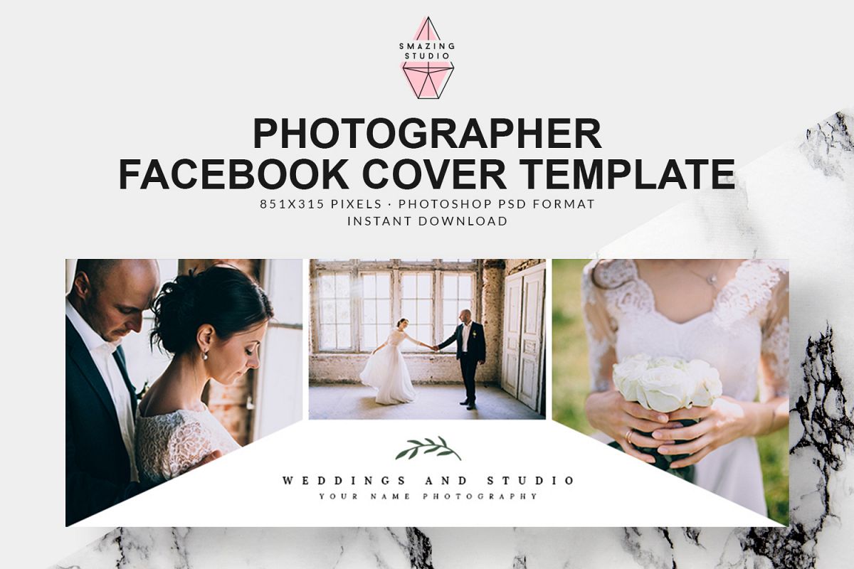 Photographer Facebook Cover Template - FBC005 example image 1