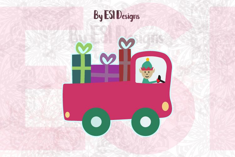 Christmas Truck with Elf example image 1