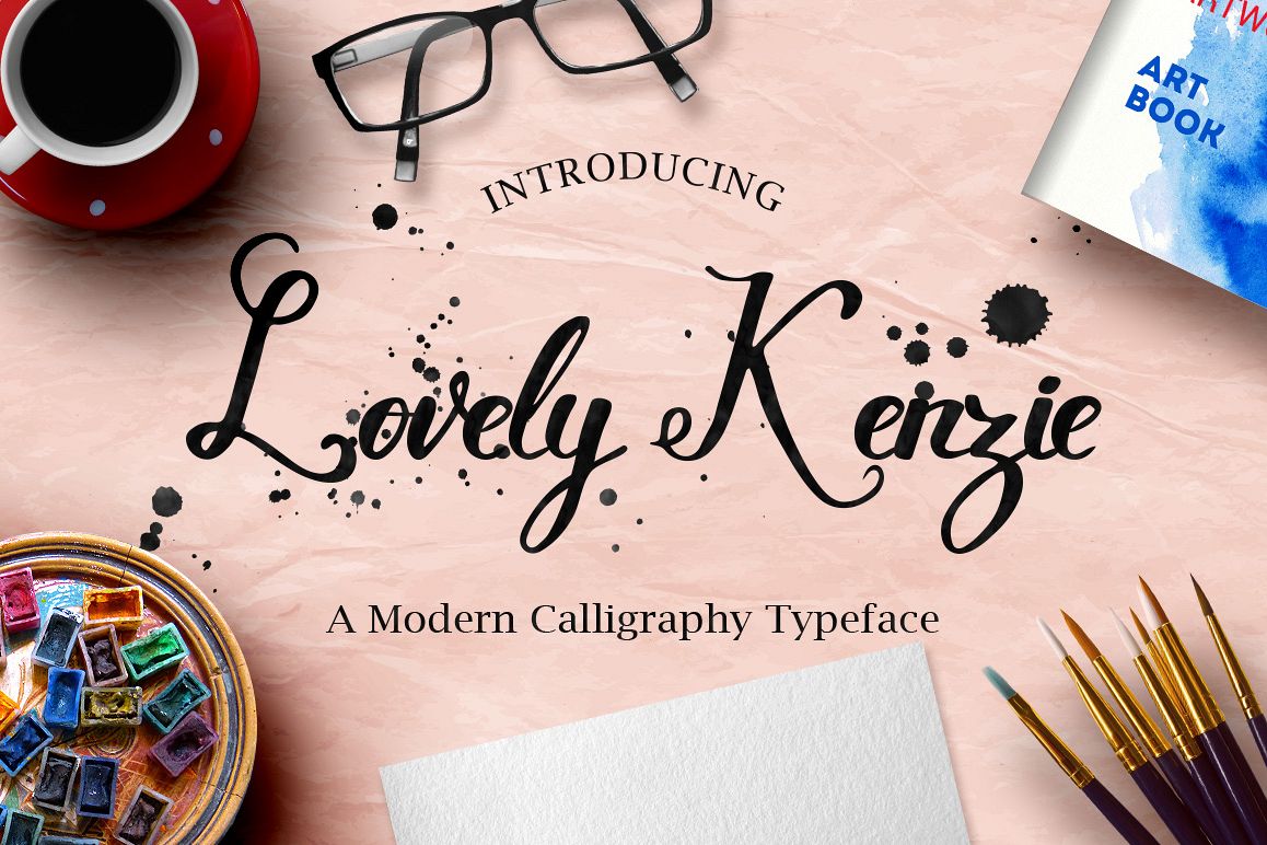 Lovely Kenzie Typeface example image 1