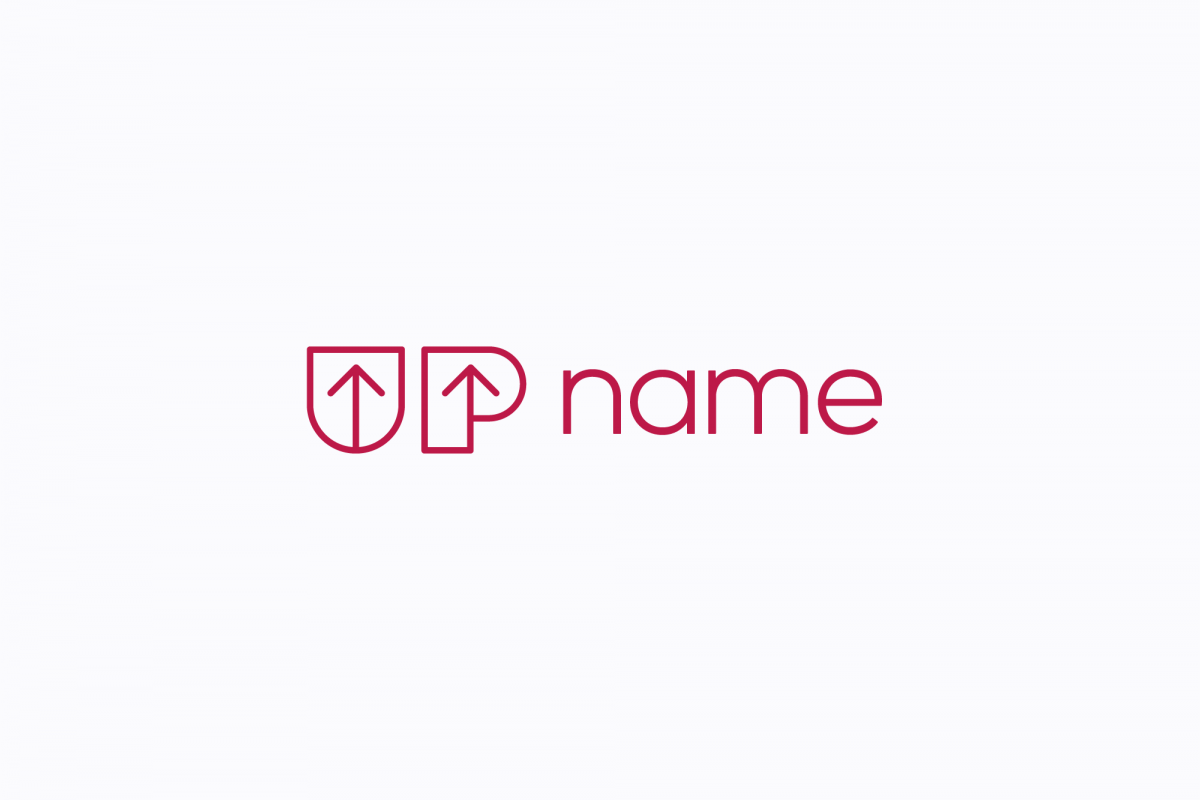 UP name logo example image 1