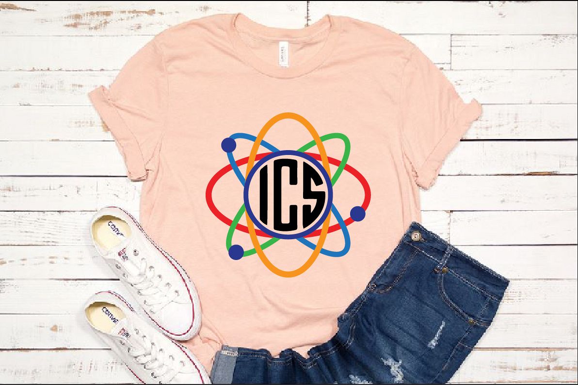 Atom Frame Back to School Cutting Files SVG tackle 1045s example image 1