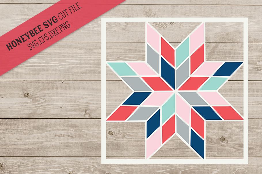 Download Texas Star Barn Quilt SVG Cut File