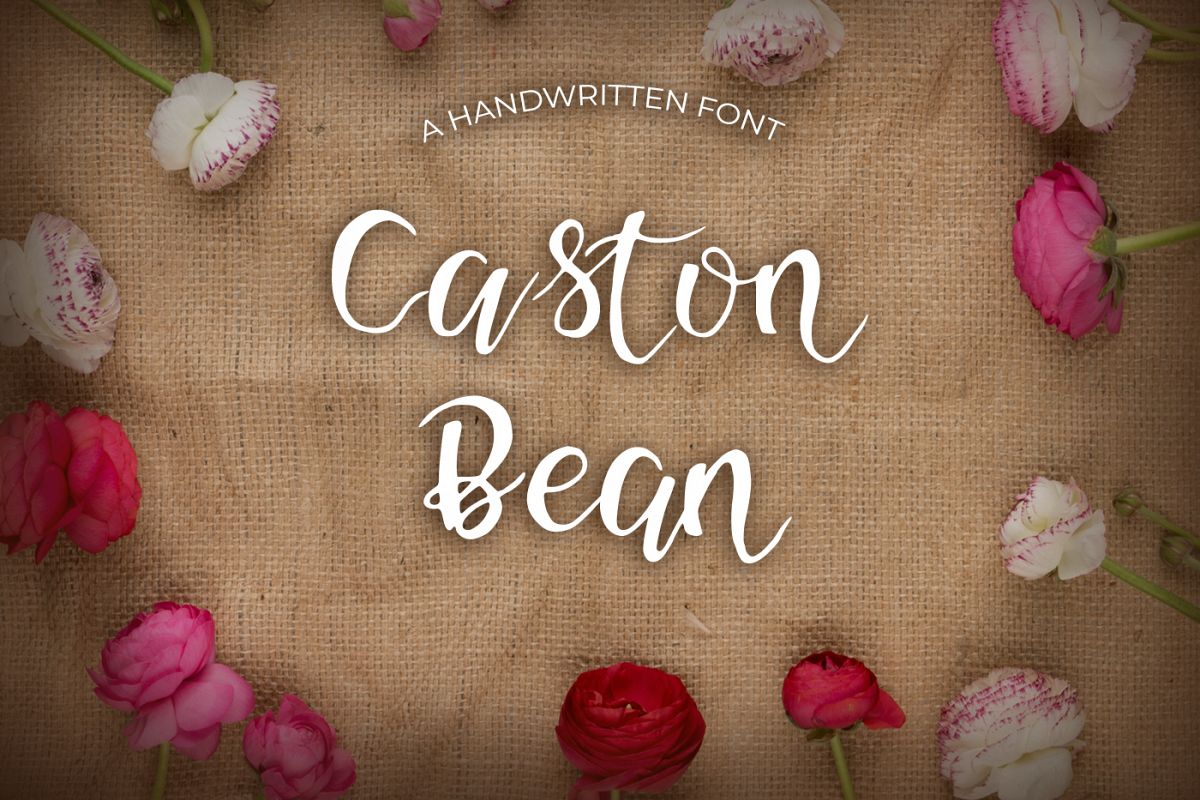 Caston Bean Font example image 1