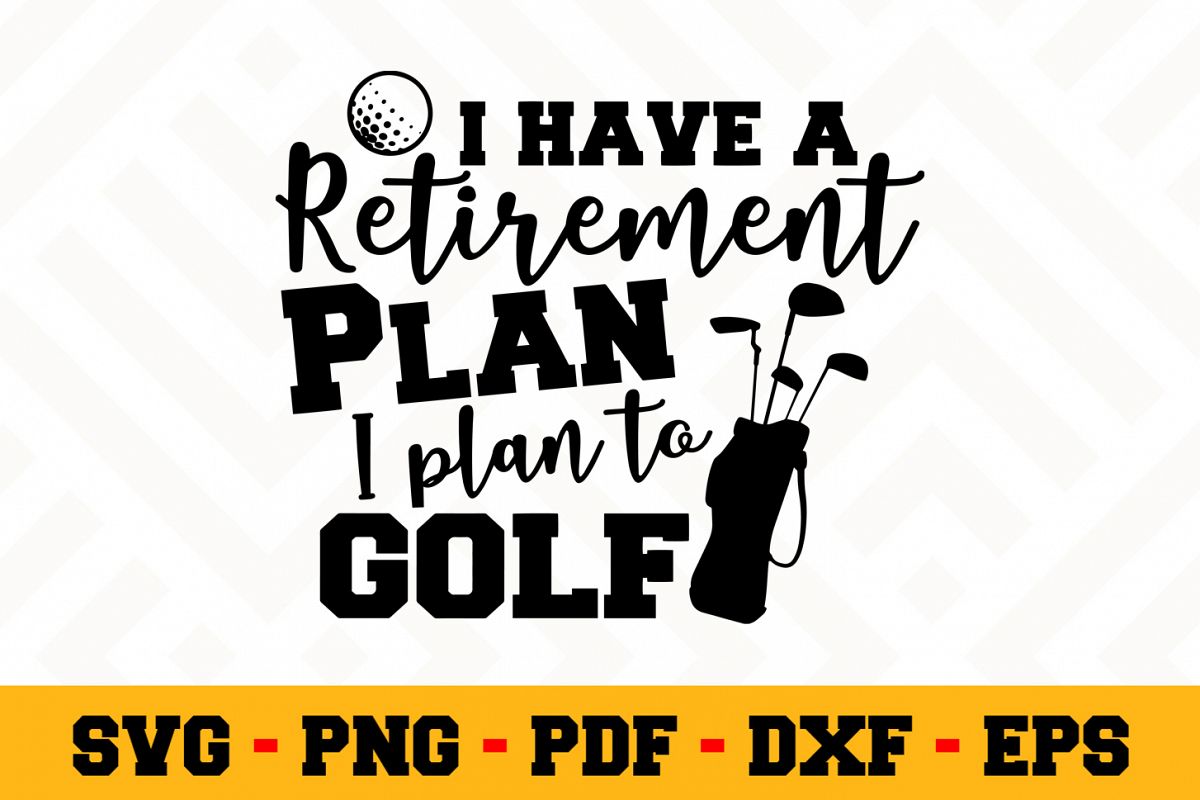 Retirement SVG Design n457 | Retired SVG Retirement Cut File example image 1