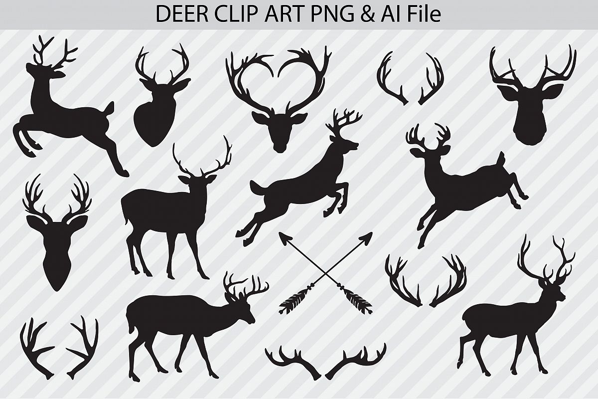 Deer Clip Art & Vectors example image 1
