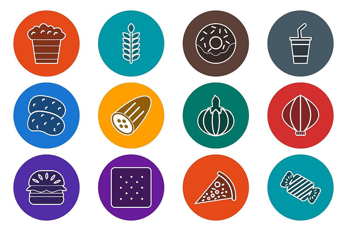 Set Of Food Icons example image 1