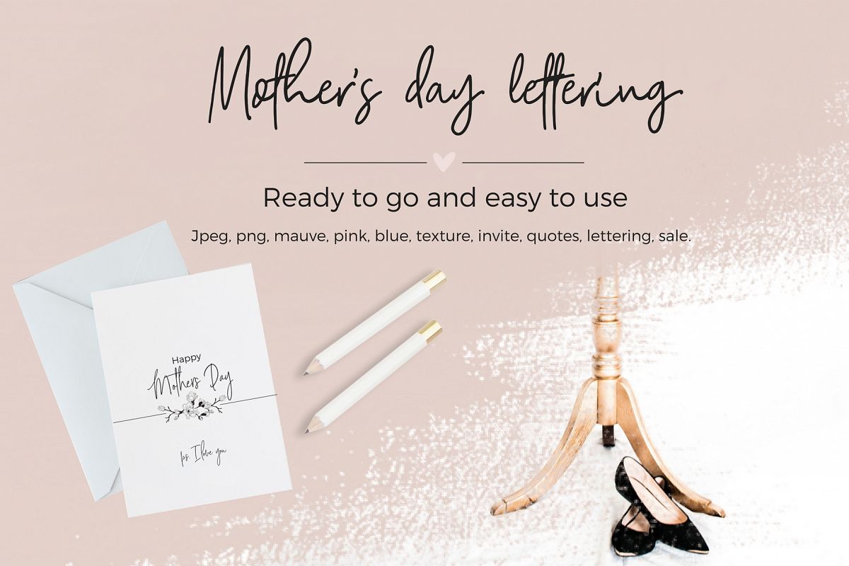 Mother's Day Lettering example image 1