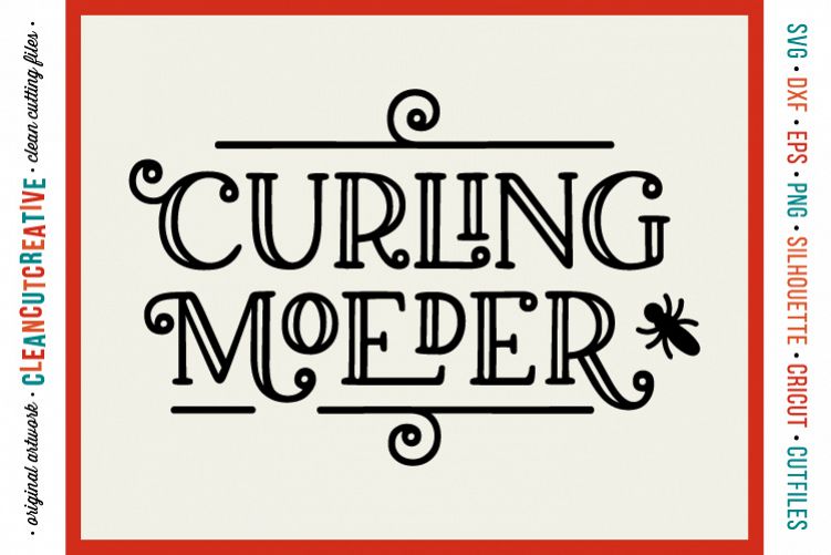 Curling Moeder met commerciele licensie - funny dutch meme example image 1