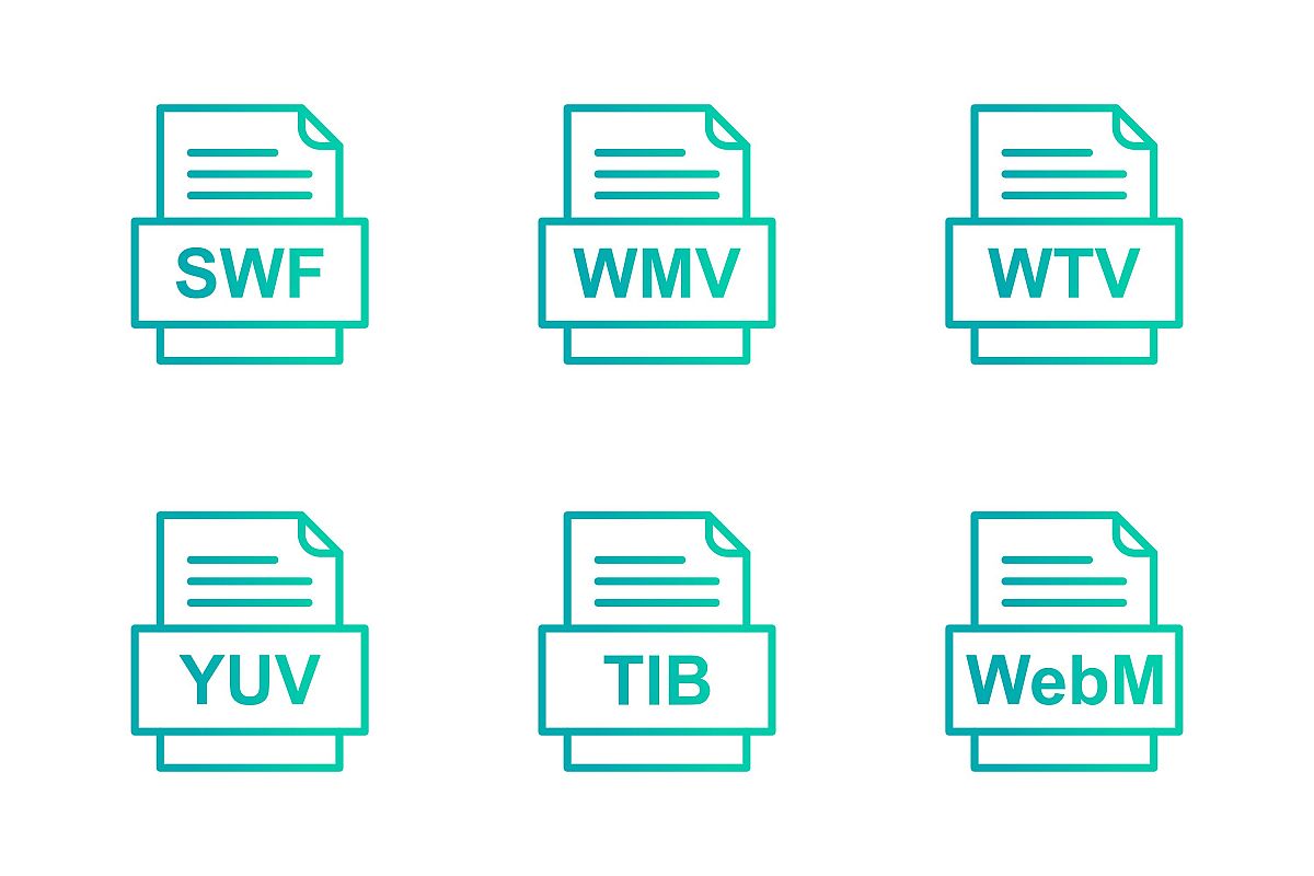 Set Of File Formats Icons example image 1