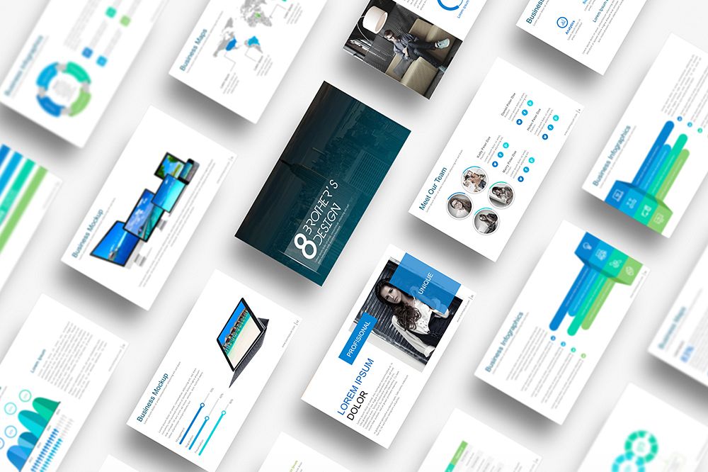 EB Powerpoint Template example image 1