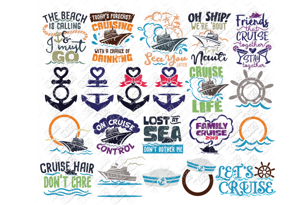 Cruise Ship Svg Bundle Cruise Ship Clipart Decal Cut Files Etsy | The ...