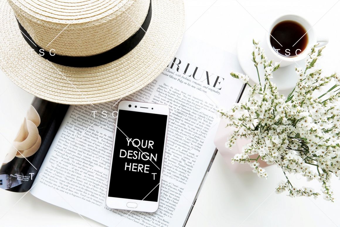 Phone Mockup / Lifestyle Stock Photo example image 1