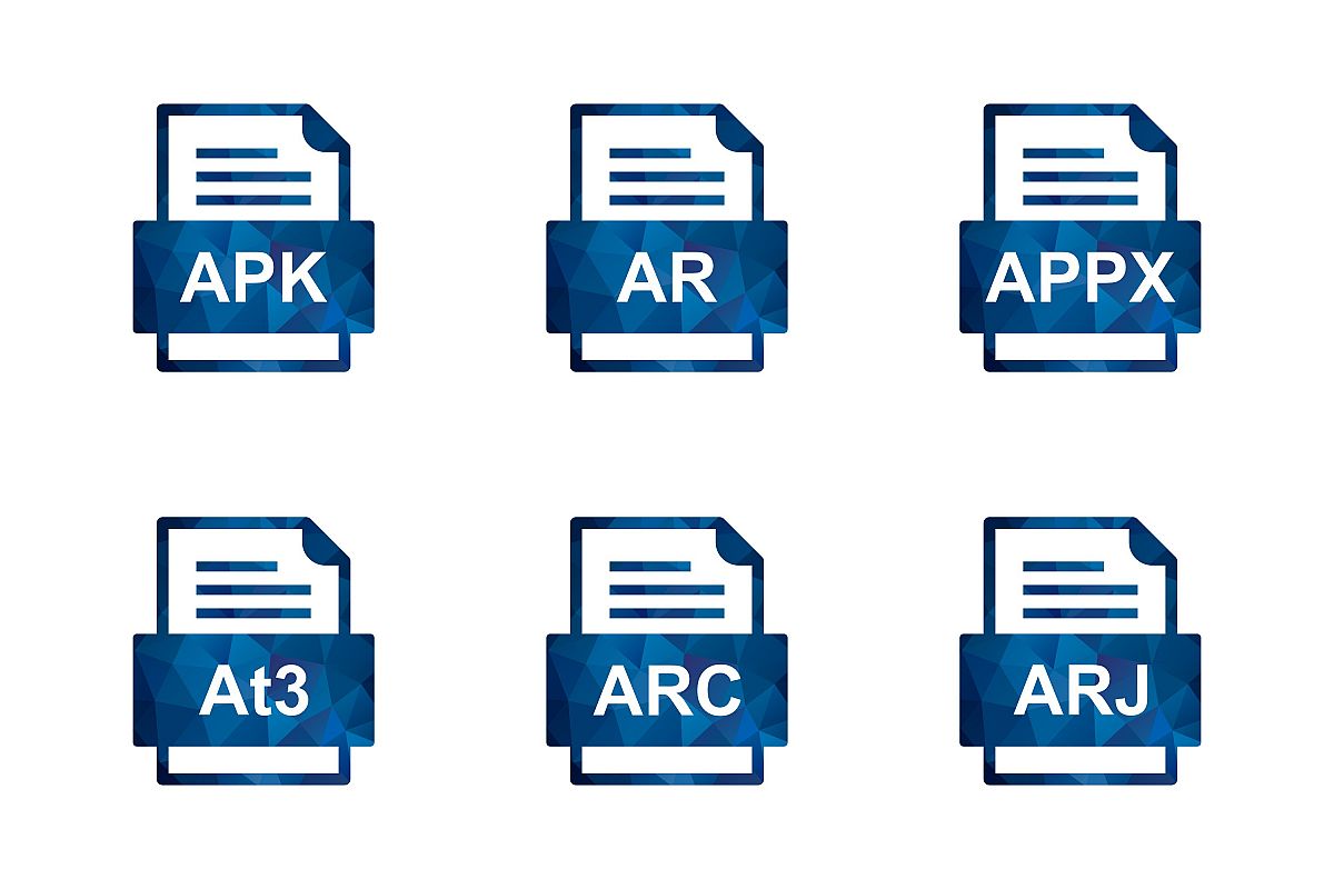 Set Of File Formats Icons example image 1
