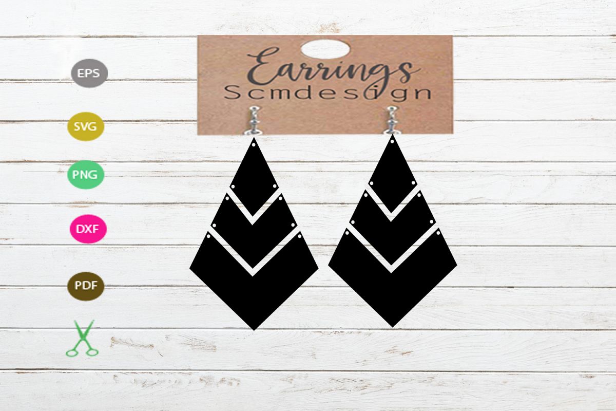 Download Earrings SVG,earrings template earrings cut file, earrings ...