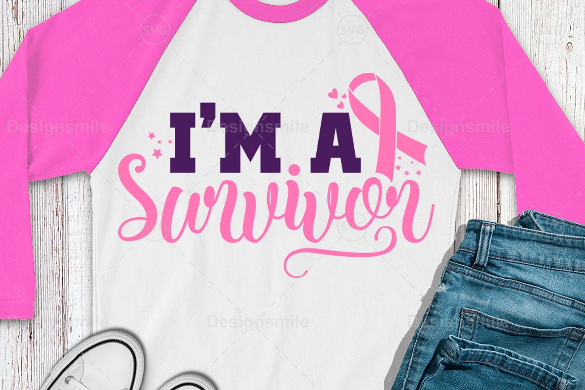 I'm A Survivor Svg | Cancer svg | Awareness svg example image 1