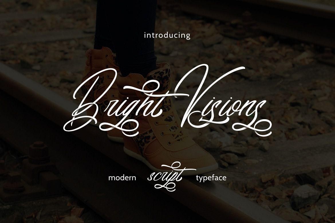 Bright Visions Typeface example image 1
