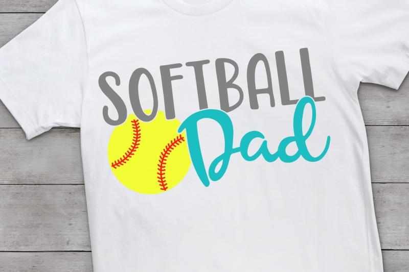 Softball Dad SVG (75851) SVGs Design Bundles