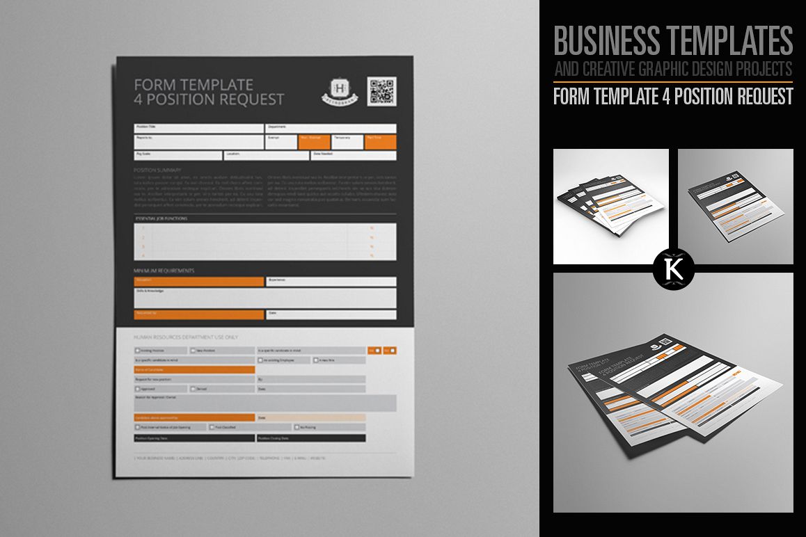 Form Template 4 Position Request example image 1