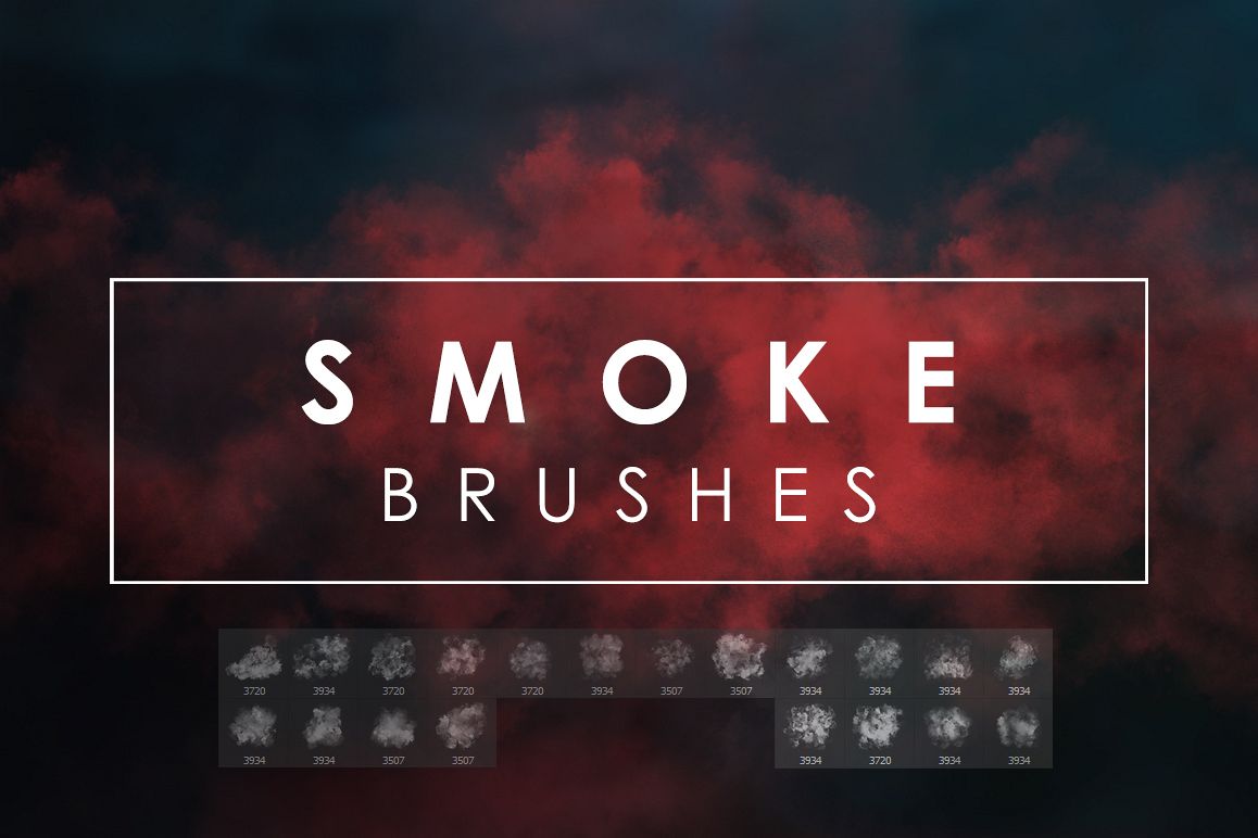 Smoke Photoshop Brushes example image 1