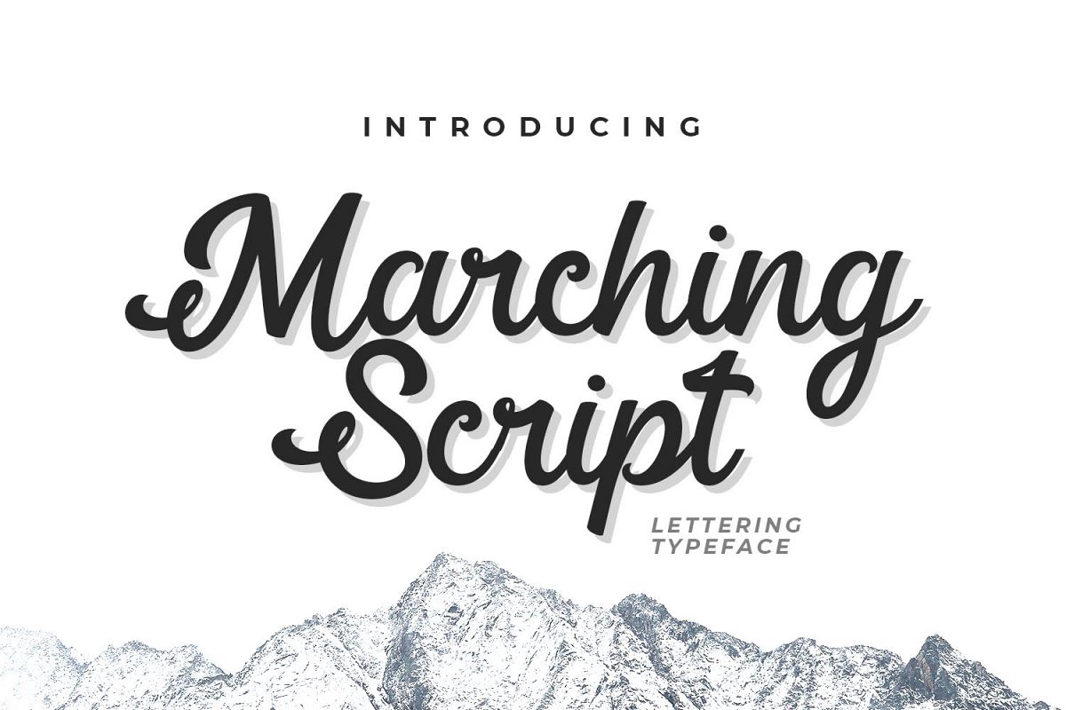 Marching Script example image 1