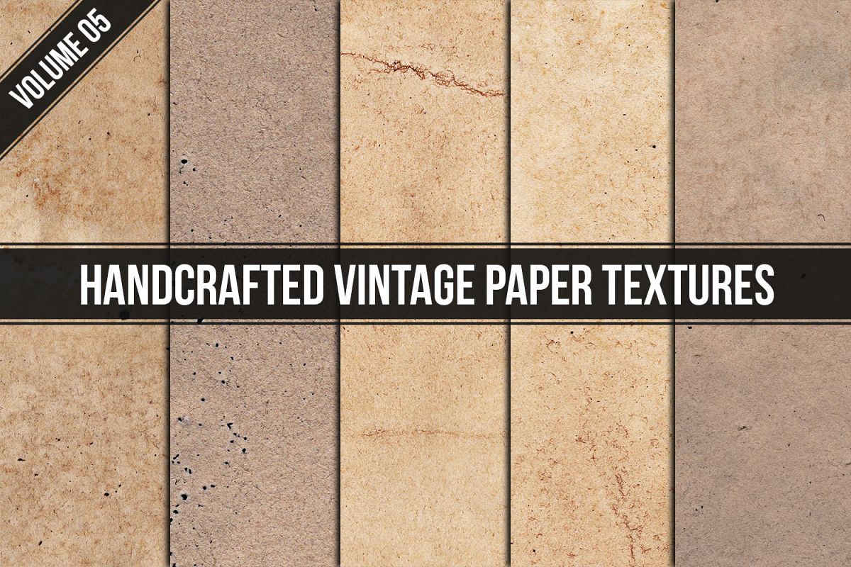 Handcrafted Vintage Paper Textures Vol. 05 example image 1