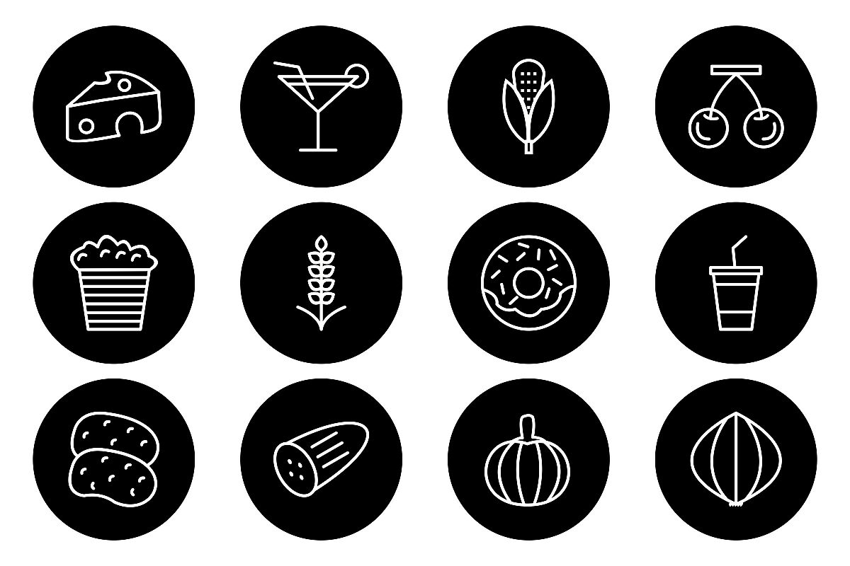 Set Of Food Icons example image 1