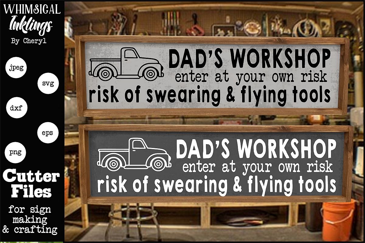 Dads Workshop SVG example image 1